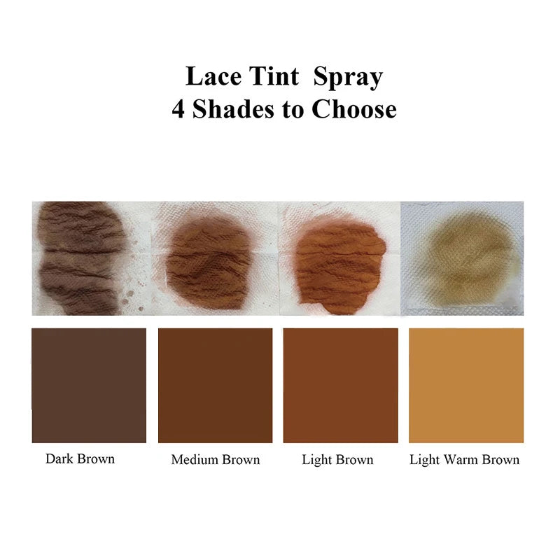 Wig Lace Dyeing Stick With Brush Double-Head Wig Knots Concealer Stick Lace Tint Spray For Lace Wigs & Frontal Part & Hairline