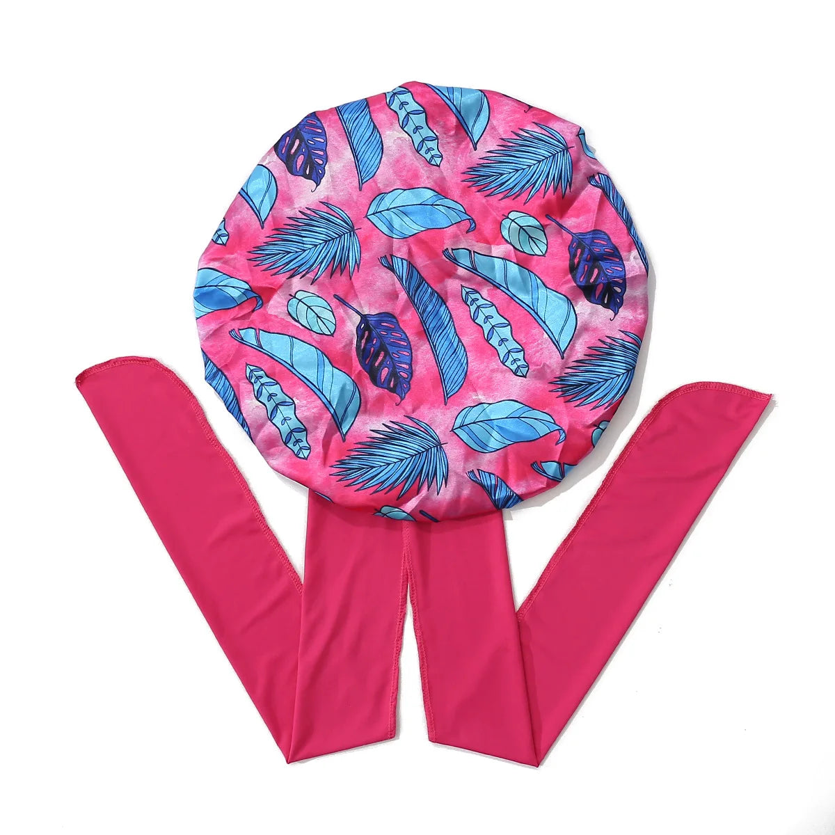 Yaam Extra Large Satin Bonnet Long Tail African Style