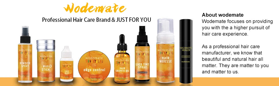 Yaam kit Glue+Lace Tint Spray For Wigs Light Brown+Lace Meliting Spray