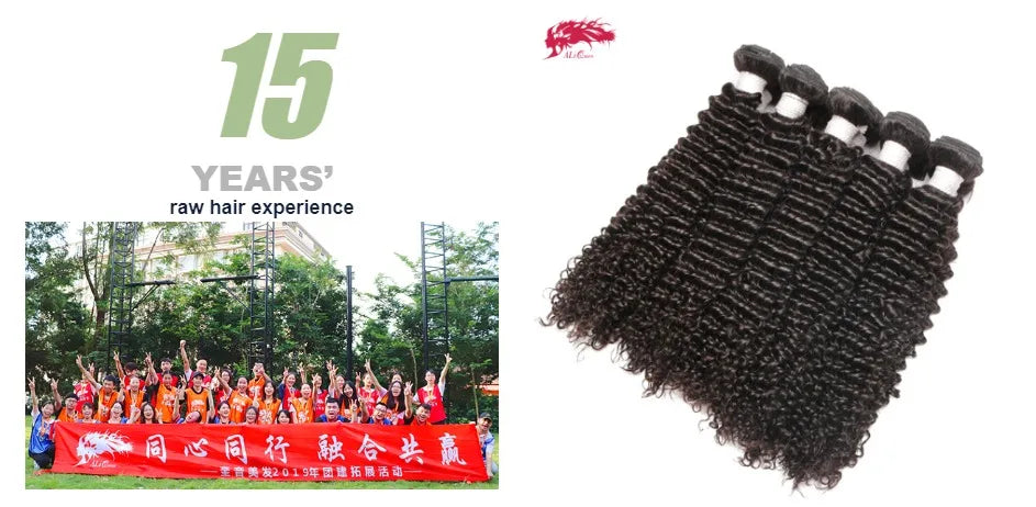 Ali Queen 10A Unprocessed Raw Virgin Hair Bundles 1Pcs Whosales Price 34 Inch Brazilian Kinky Curly Human Hair Weave