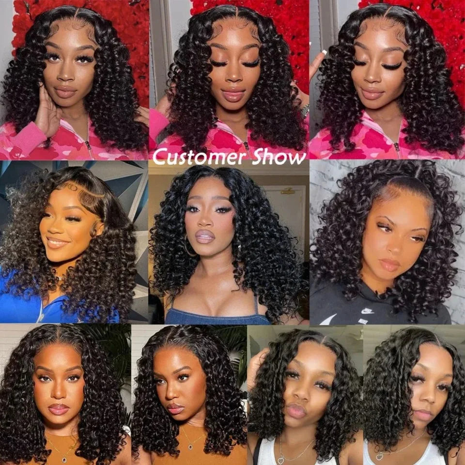 14-24Inches Pixie Bouncy Afro Kinky Curly Human Hair 3/4 Bundles Deal 100% Virgin Raw Hair Extension Double Drawn Wholesale 15A