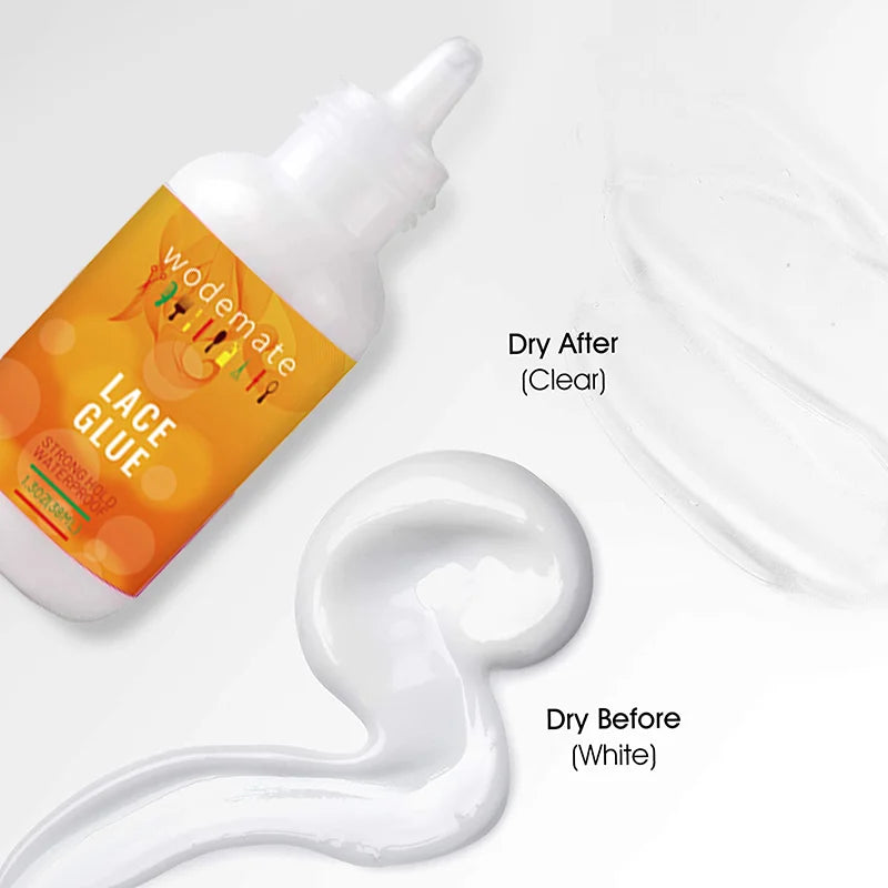 Yaam kit Glue+Lace Tint Spray For Wigs Light Brown+Lace Meliting Spray