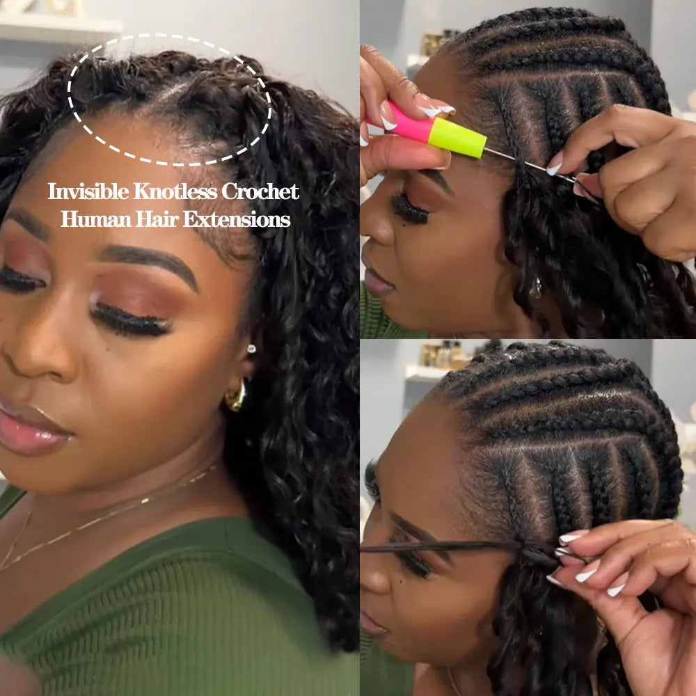 Yaam Curly Crochet Human Hair