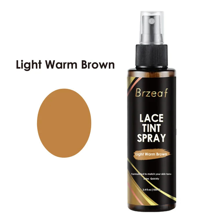 Wig Lace Dyeing Stick With Brush Double-Head Wig Knots Concealer Stick Lace Tint Spray For Lace Wigs & Frontal Part & Hairline
