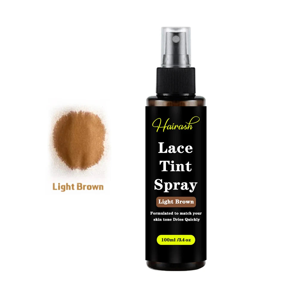 100ml Lace Tint Spray Wig Knots Healer Quick Dry Wig Grids Concealer Lace Tint Mousse For Lace Front Closures