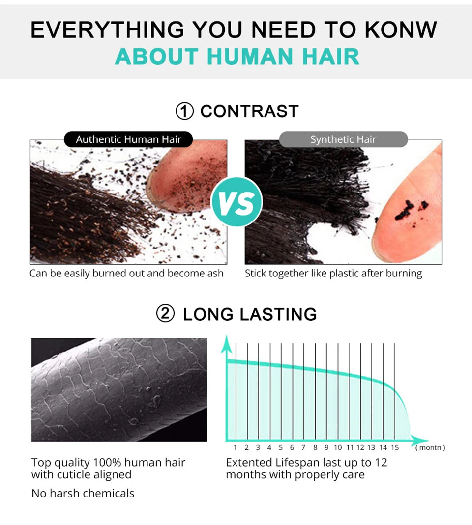 Raw Unprocessed 100g 7Pcs/Set Seamless Clips in #1B Natural Color Human Hair Extensions Long PU Weft Invisible Straight Hair