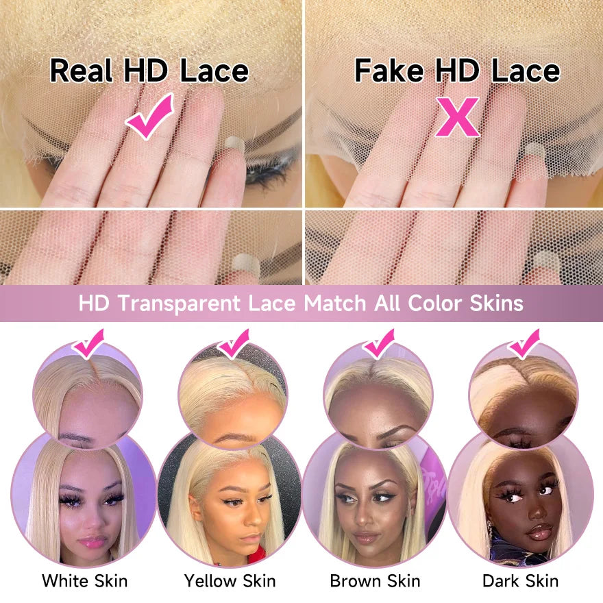 360 Full Hd Lace 613 Blonde Body Wave 13x4 13x6 Lace Front Human Hair Wig 5x5 Glueless Wig Human Hair Lace Frontal Wig for Women