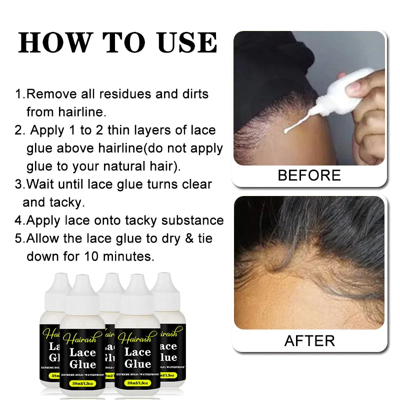 100ml Wig Glue For Lace Front Wigs Waterproof Extra Strong Hair Glue Adhesives Remover