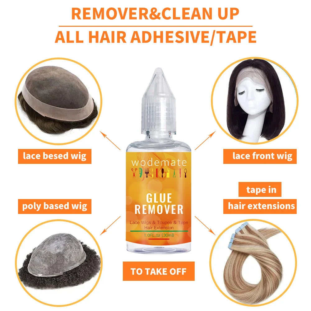 Yaam kit Glue+Lace Tint Spray For Wigs Light Brown+Lace Meliting Spray