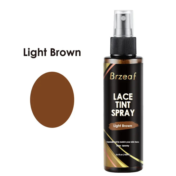 Wig Lace Dyeing Stick With Brush Double-Head Wig Knots Concealer Stick Lace Tint Spray For Lace Wigs & Frontal Part & Hairline