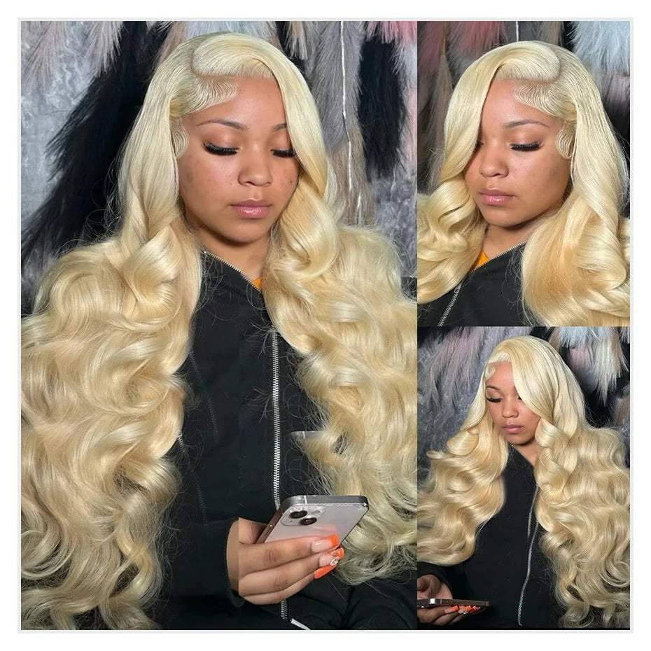 360 Full Hd Lace 613 Blonde Body Wave 13x4 13x6 Lace Front Human Hair Wig 5x5 Glueless Wig Human Hair Lace Frontal Wig for Women