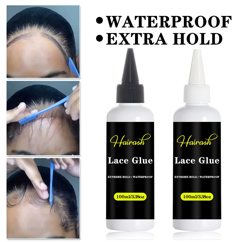 100ml Wig Glue For Lace Front Wigs Waterproof Extra Strong Hair Glue Adhesives Remover
