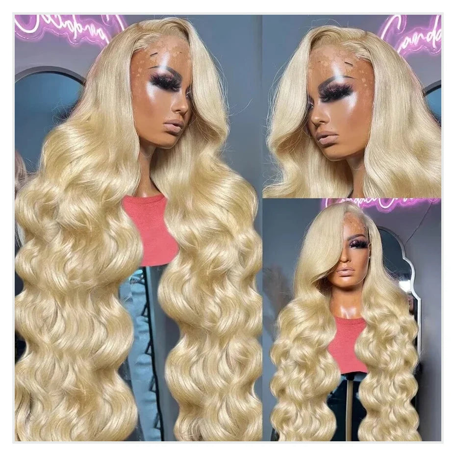 360 Full Hd Lace 613 Blonde Body Wave 13x4 13x6 Lace Front Human Hair Wig 5x5 Glueless Wig Human Hair Lace Frontal Wig for Women