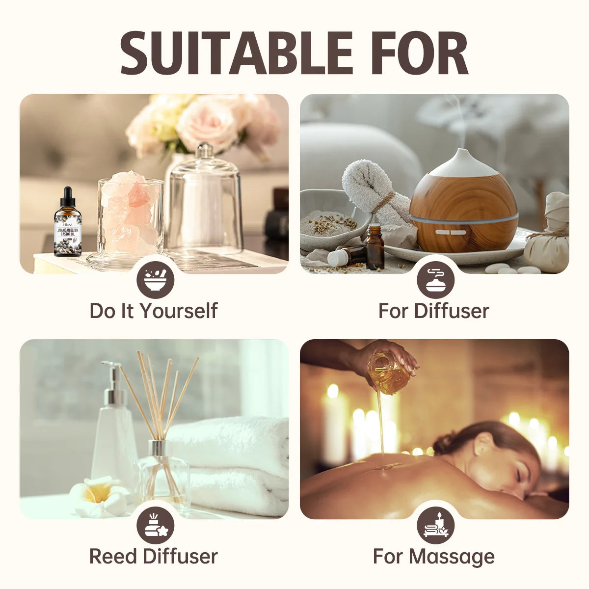 Yaam pure castor essential oil