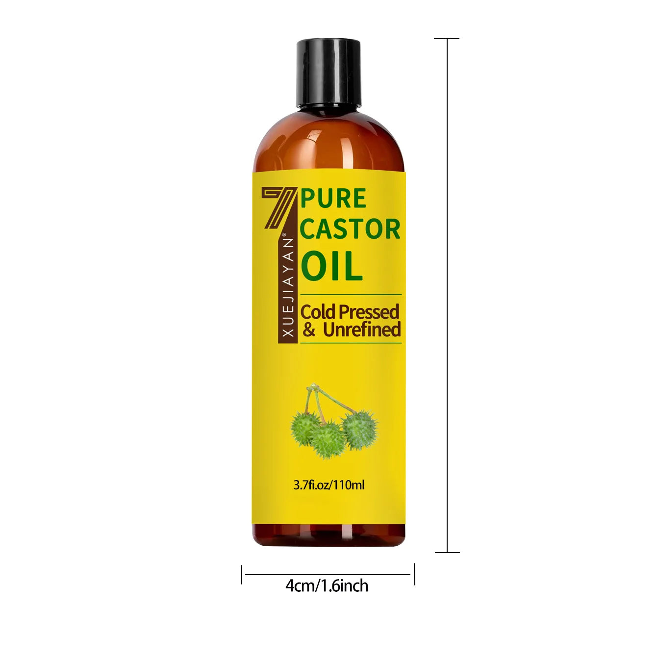 100% Pure And Castor Oil For  Eyelashes  hair bodyAromatherapy And Massage