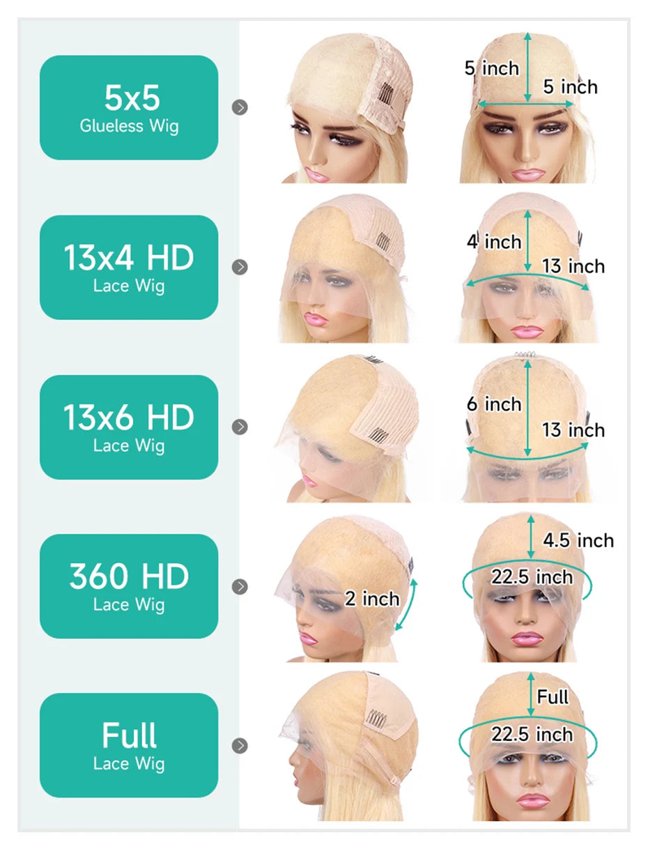 360 Full Hd Lace 613 Blonde Body Wave 13x4 13x6 Lace Front Human Hair Wig 5x5 Glueless Wig Human Hair Lace Frontal Wig for Women