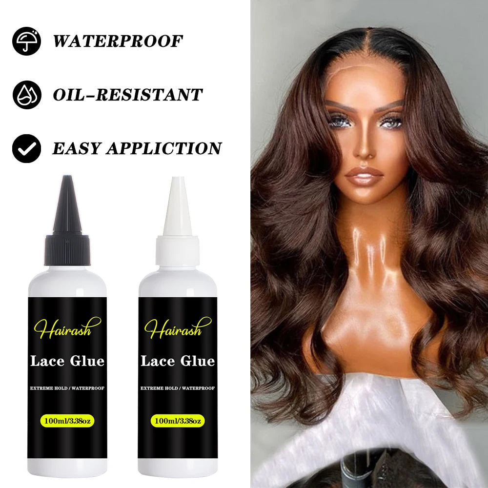 100ml Wig Glue For Lace Front Wigs Waterproof Extra Strong Hair Glue Adhesives Remover