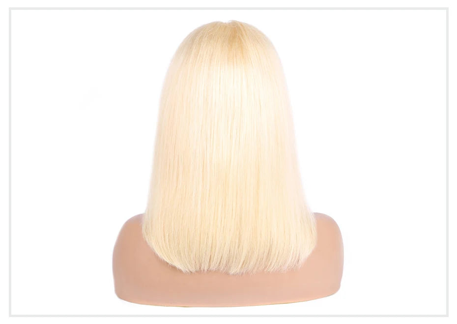 5x5 13x4 13x6 613 Blonde Bob Hair Wig Human Hair Lace Frontal Wig Brazilian Straight Bob Wig Lace Front Human Hair Wig for Women